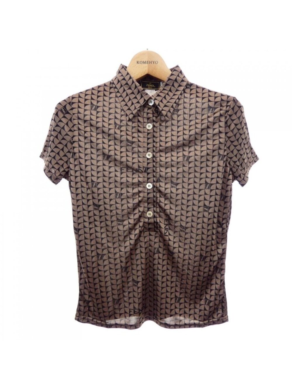 Fendi Vintage Shirt Brown